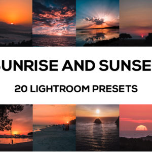 20 Sunrise & Sunset Lightroom Presets (Desktop and Mobile)