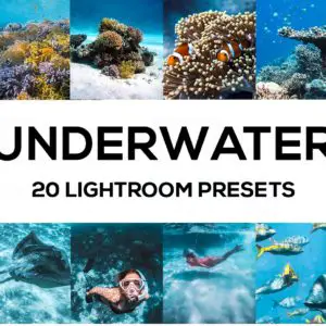 20 Underwater Lightroom Presets (Desktop and Mobile)
